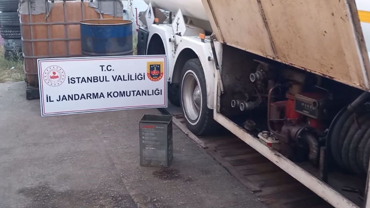 İstanbul'da kaçak akaryakıt operasyonu: 5 bin litre ele geçirildi