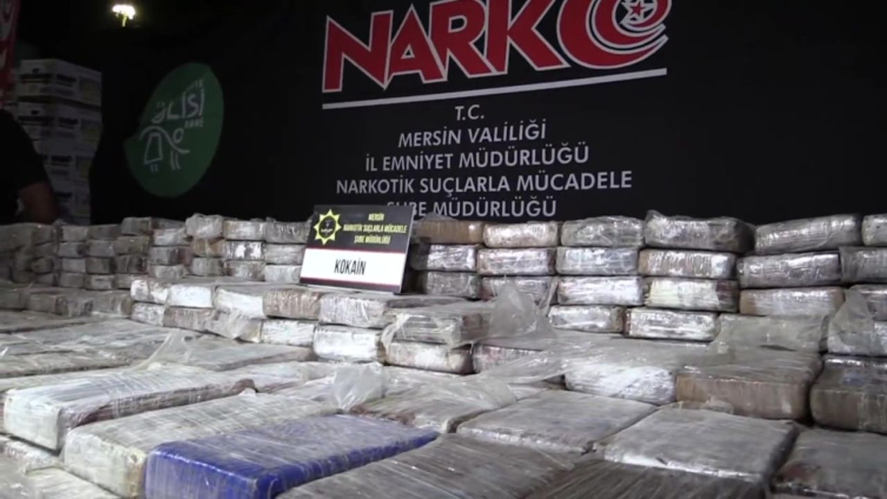 Mersin Limanı'nda 610 kilogram uyuşturucu ele geçirildi