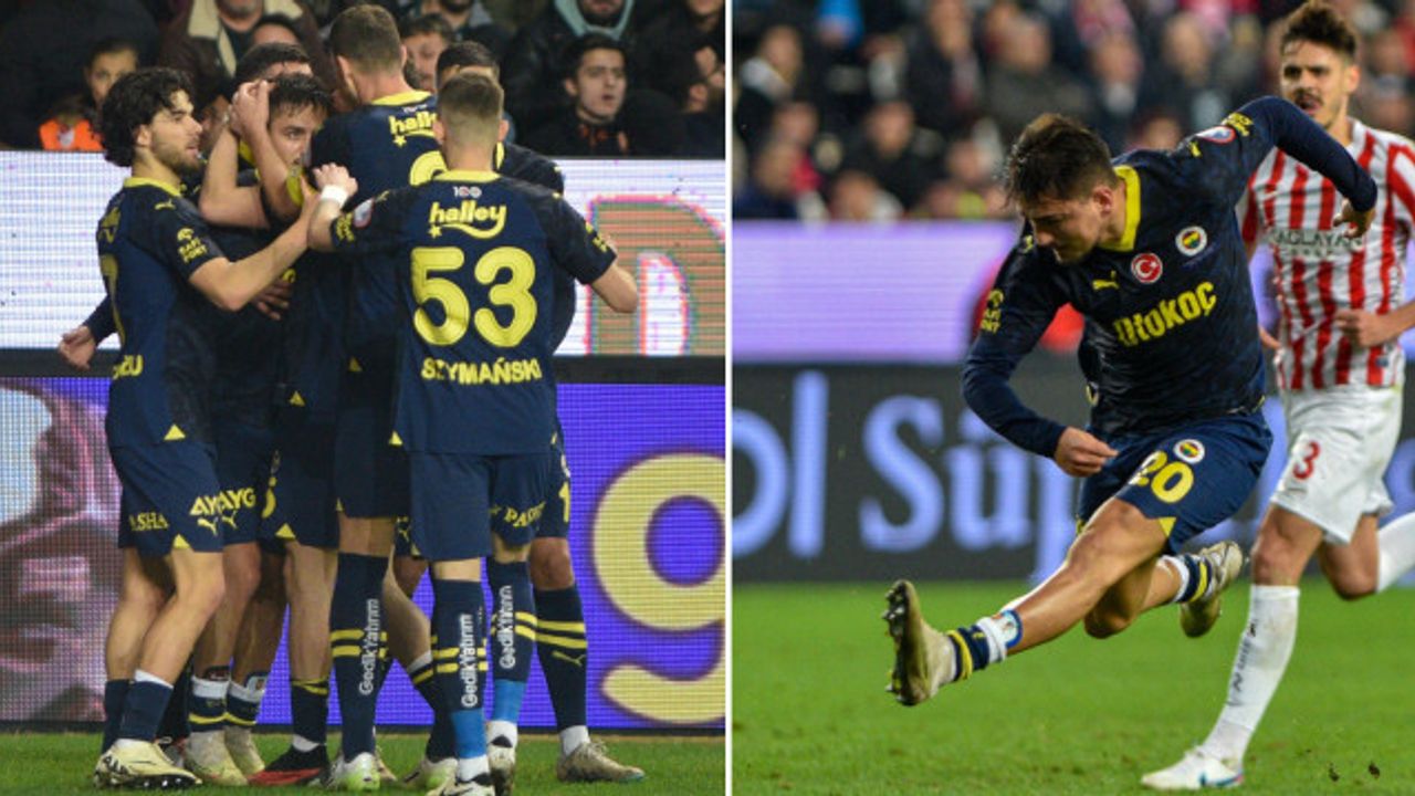 Fenerbahçe deplasmanda Antalyaspor'u iki golle geçti