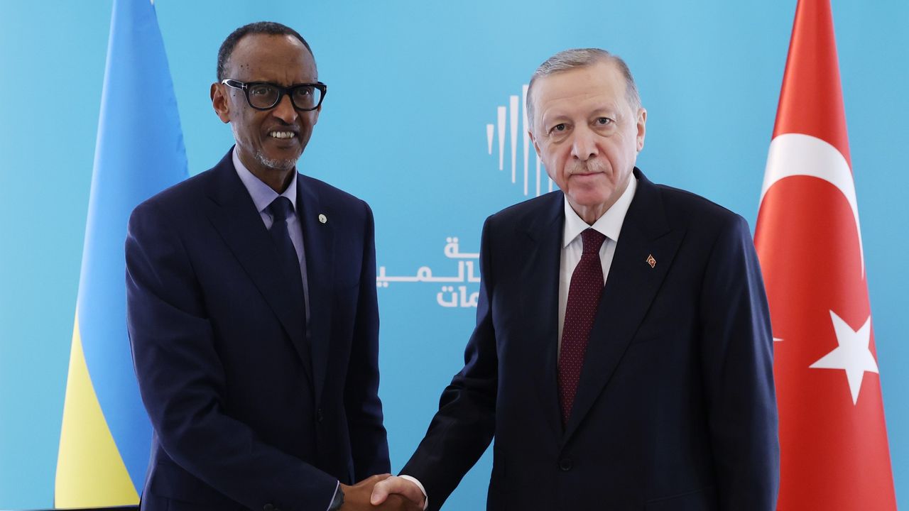 Cumhurbaşkanı Erdoğan, Ruanda Cumhurbaşkanı’yla görüştü