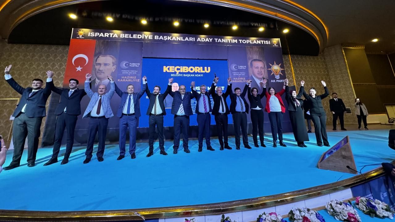 Isparta'da AK Parti Aday Tanıtım Toplantısı düzenlendi