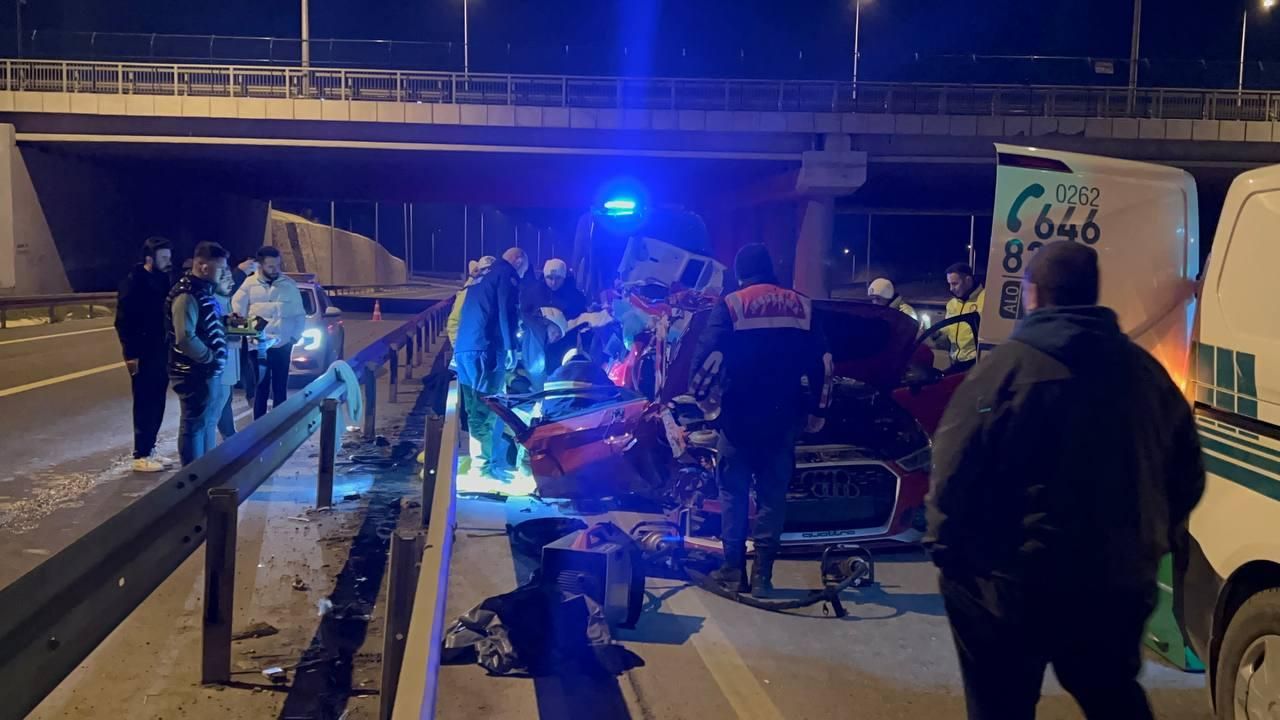 Kocaeli'de trafik kazası: 1 kişi hayatını kaybetti, 3 kişi yaralı