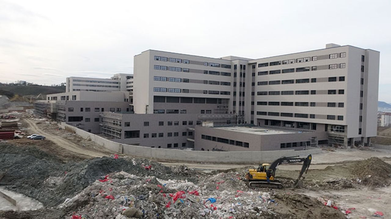 Ordu Şehir Hastanesinin inşaatı yüzde 93'e ulaştı