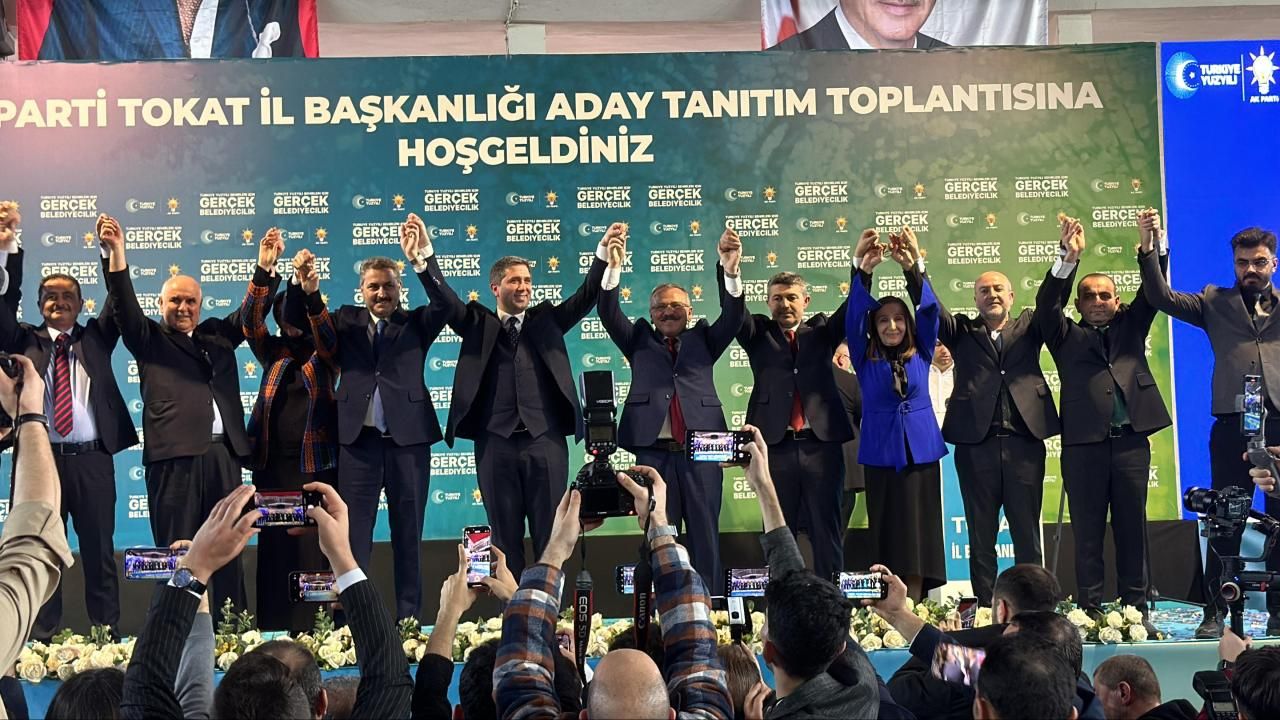 AK Parti'nin Tokat'taki belediye başkan adayları tanıtıldı