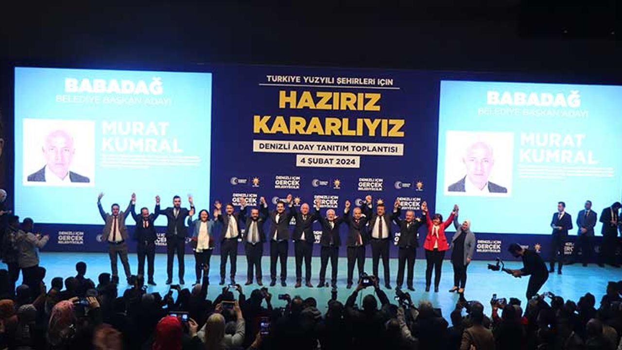 Denizli AK Parti’de 19 ilçenin belediye başkan adaylarını açıkladı  