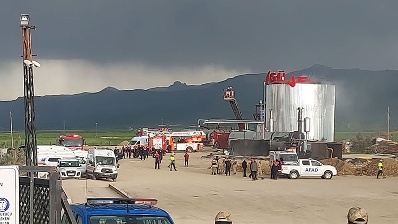 Erzurum'da asfalt üretim tesisindeki patlama: 1 işçi hayatını kaybetti