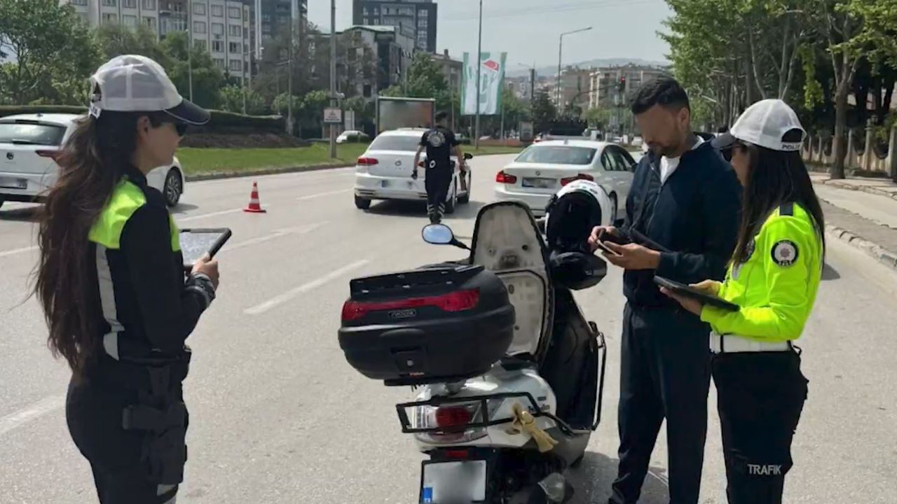 Kask takmayan 475 bin motosiklet sürücüsüne işlem yapıldı