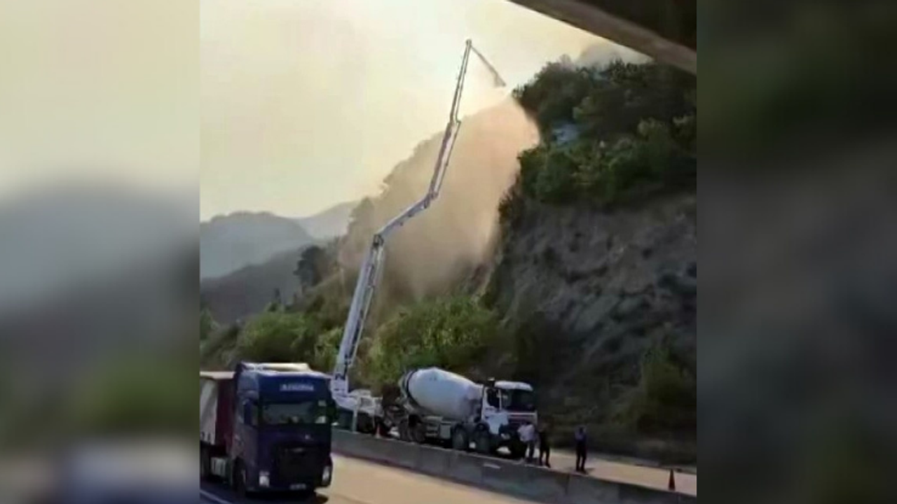 Alevlere karşı TOMA ve beton mikseri devrede