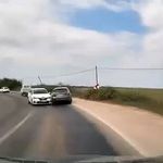 Viraja hızlı girdi, faciadan kıl payı dönüldü