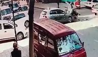 Korkunç çarpışma kamerada: Motosiklet işte böyle savruldu!