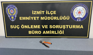 Penseyi silah gibi gösterip şoförü tehdit eden yolcu yakalandı