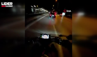 Bursa'da yürekleri ağza getiren kaza kamerada! Motosikletli metrelerce savruldu