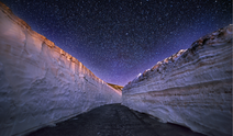 Nemrut Kalderası’nda gece manzarası hayran bıraktı