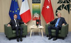 Cumhurbaşkanı Erdoğan, Macron ile bir araya geldi