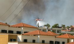 Rodos'taki orman yangını devam ediyor