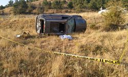 Konya'da otomobil şarampole devrildi: 1 ölü
