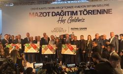 Bakan Şimşek, çiftçilere mazot ve tohum dağıttı  