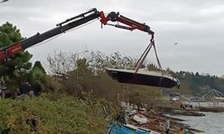 Zonguldak'ta fırtına 92 balıkçı teknesine zarar verdi