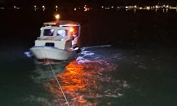Beykoz açıklarında sürüklenen tekne kurtarıldı