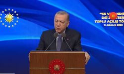 Cumhurbaşkanı Erdoğan: Türkiye'nin boşa harcanacak bir damla suyu yoktur