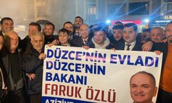 Faruk Özlü’ye Düzce'de tulum ve davul-zurnalı karşılama 