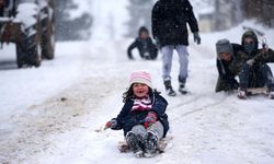 Bazı il ve ilçelerde eğitime kar engeli