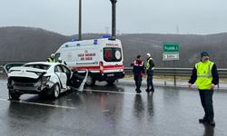 Kuzey Marmara Otoyolu'nda zincirleme kaza: 5 yaralı