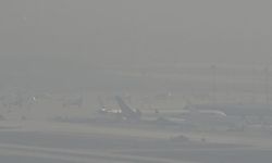 Sabiha Gökçen Havalimanı sis altında