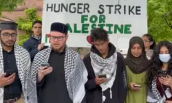 ABD'de de üniversiteli öğretim üyelerinden Filistin'e destek: Açlık grevine katıldılar