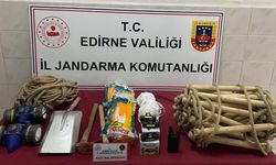 Edirne'de kaçak kazıya suçüstü