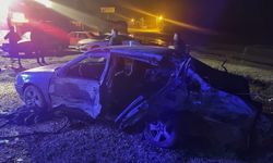 Silobas dorse takılı tır ile otomobil çarpıştı: 1 ölü, 4 yaralı