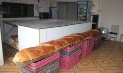Sivas'ta 3 metre 80 santimetre uzunluğunda ekmek yapıldı