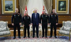 Cumhurbaşkanı Erdoğan, Ax-3 mürettebatını kabul etti