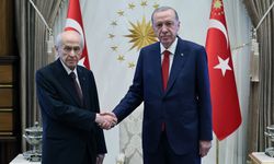 Cumhurbaşkanı Erdoğan ile Bahçeli Beştepe’de bir araya geldi