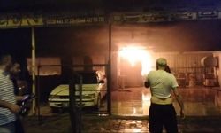 Osmaniye'de oto galeride yangın