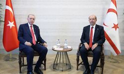 Cumhurbaşkanı Erdoğan, Ersin Tatar ile görüştü