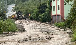 Trabzon’un 3 ilçesinde su taşkını ve heyelanlar meydana geldi