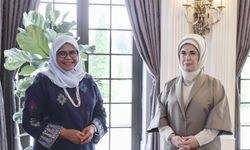 Emine Erdoğan'dan Maimunah Mohd Sharf'a tebrik mesajı