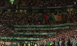 Celtic taraftarları, UEFA Şampiyonlar Ligi maçında Filistin'e destek verdi