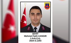 Jandarma Astsubay Çavuş Mehmet Fatih Çangır şehit oldu