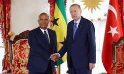 Cumhurbaşkanı Erdoğan, Sao Tome ve Prinsipe Cumhurbaşkanı'nı kabul etti