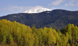 Ilgaz'da kış ve sonbahar aynı anda yaşanıyor