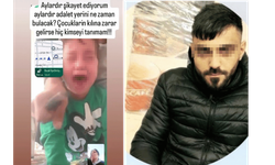 Çocuğunun boğazına bıçak dayayan cani baba gözaltında