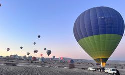 Kapadokya'da sıcak hava balonları bir hafta sonra yeniden havalandı