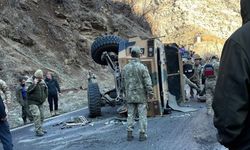 Şırnak'ta askeri araç devrildi, 2 asker yaralandı