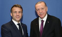 Cumhurbaşkanı Erdoğan, Fransa Cumhurbaşkan Macron'la görüştü