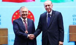 Cumhurbaşkanı Erdoğan, Özbekistan Cumhurbaşkanı Mirziyoyev ile görüştü