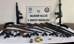 Balıkesir merkezli 4 ilde yasa dışı silah ticareti operasyonu: 7 gözaltı