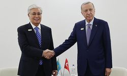 Cumhurbaşkanı Erdoğan, Kazakistan Cumhurbaşkanı Tokayev ile görüştü