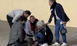 AB önünde Gazze ağıtı! Feryadı yürekleri parçaladı